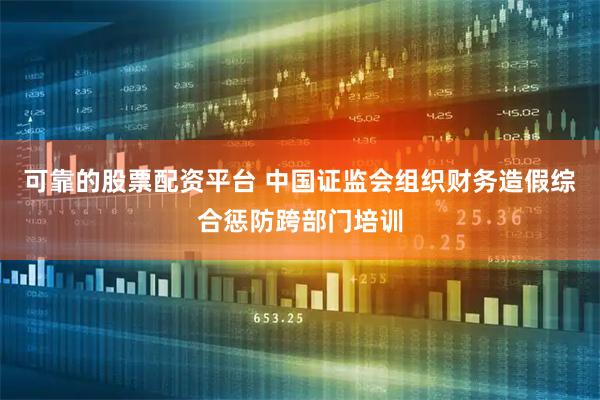可靠的股票配资平台 中国证监会组织财务造假综合惩防跨部门培训